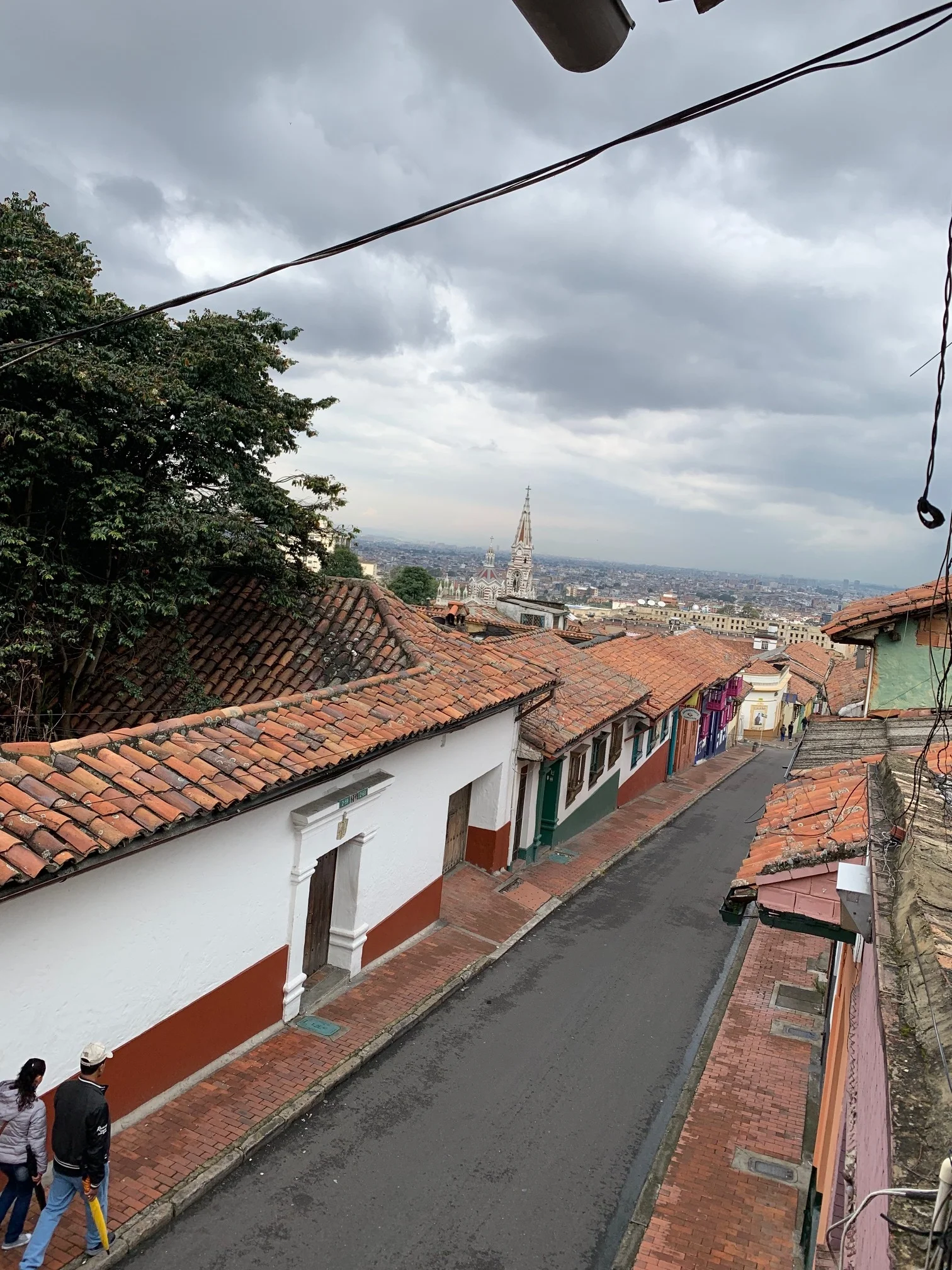 The view from our AirBnb in La Candelaria