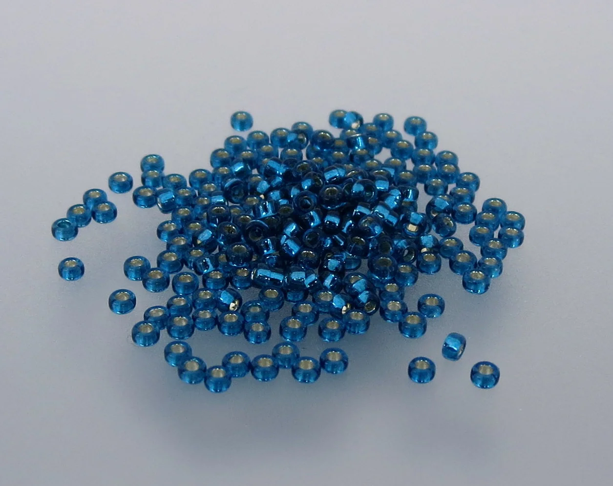 15º Japanese Seed Bead - (#1425) Dyed S/L Blue Zircon