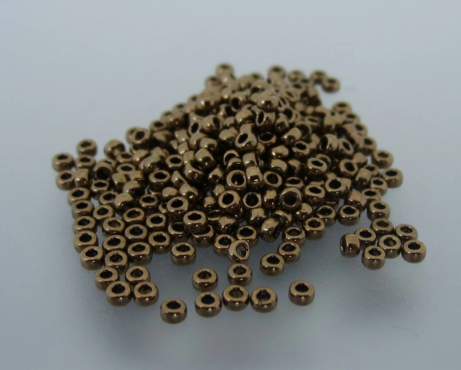 15º Japanese Seed Bead - Metallic Dark Bronze (#457)