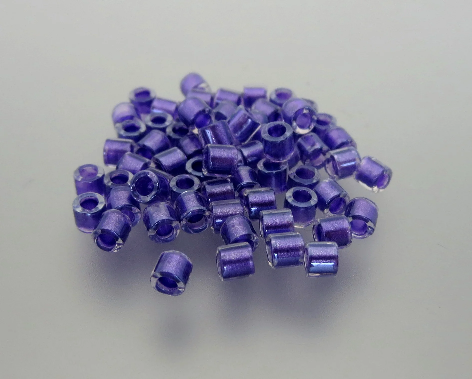 Size 8 Delica Bead Miyuki Japanese Seed Bead by The Buffalo Bead Gallery. 