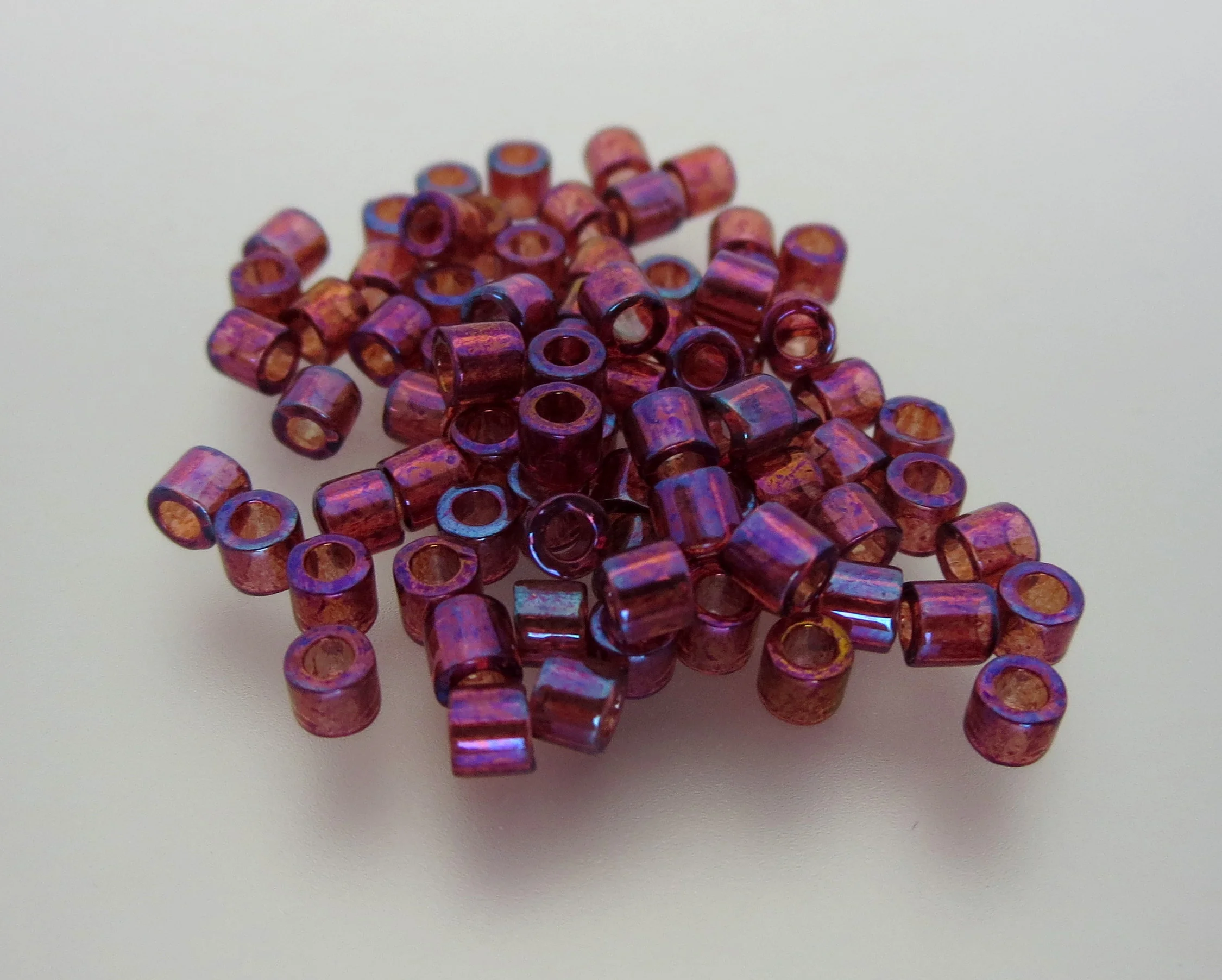 Size 8 Delica Bead Miyuki Japanese Seed Bead by The Buffalo Bead Gallery. 