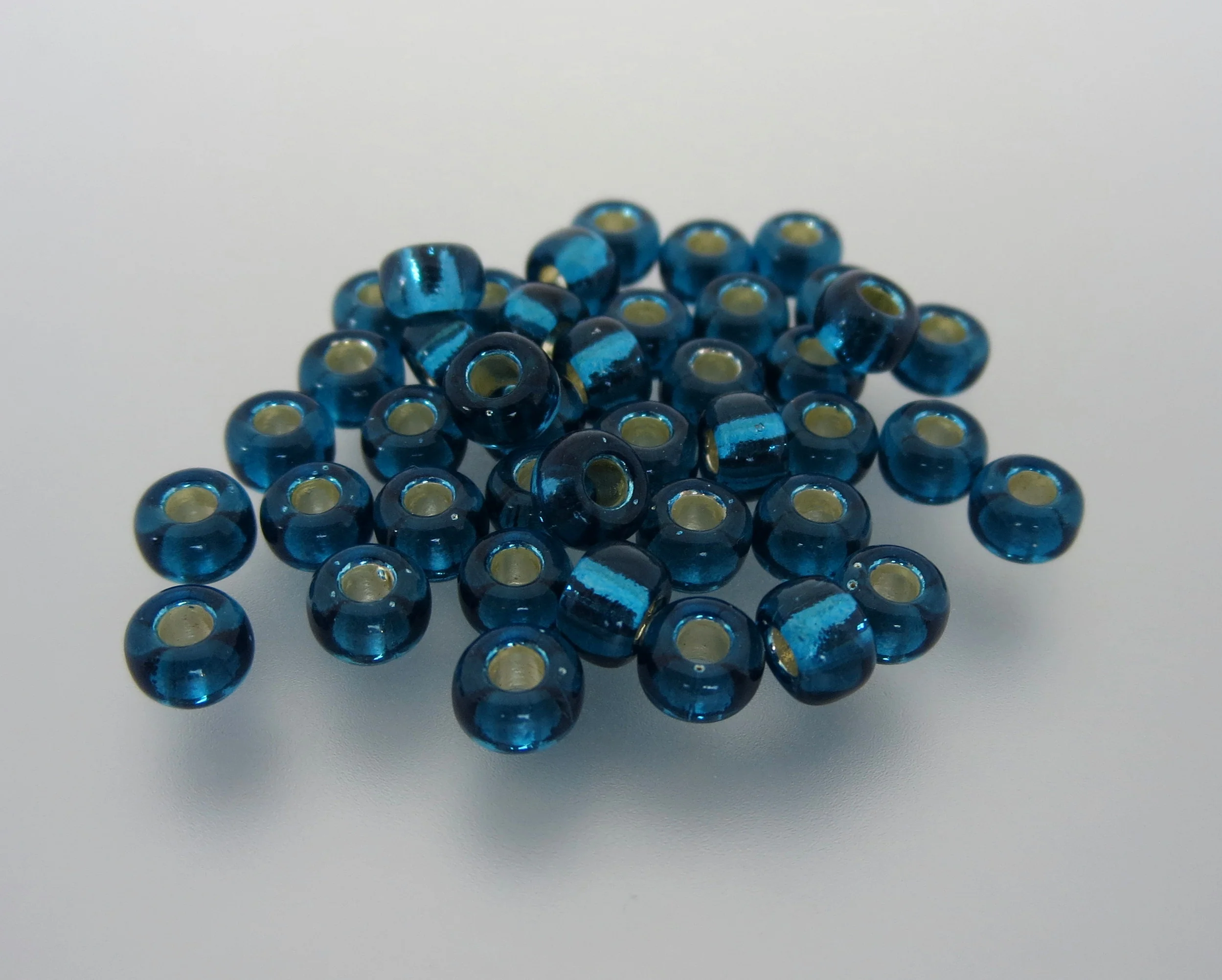 6º Japanese Seed Bead - (#1425) Dyed S/L Blue Zircon