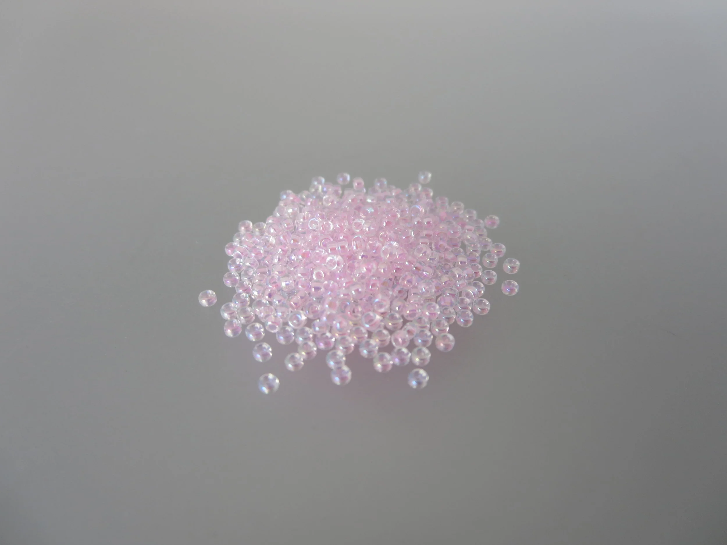 15º JAPANESE SEED BEAD - Transparent Pink AB (#266)