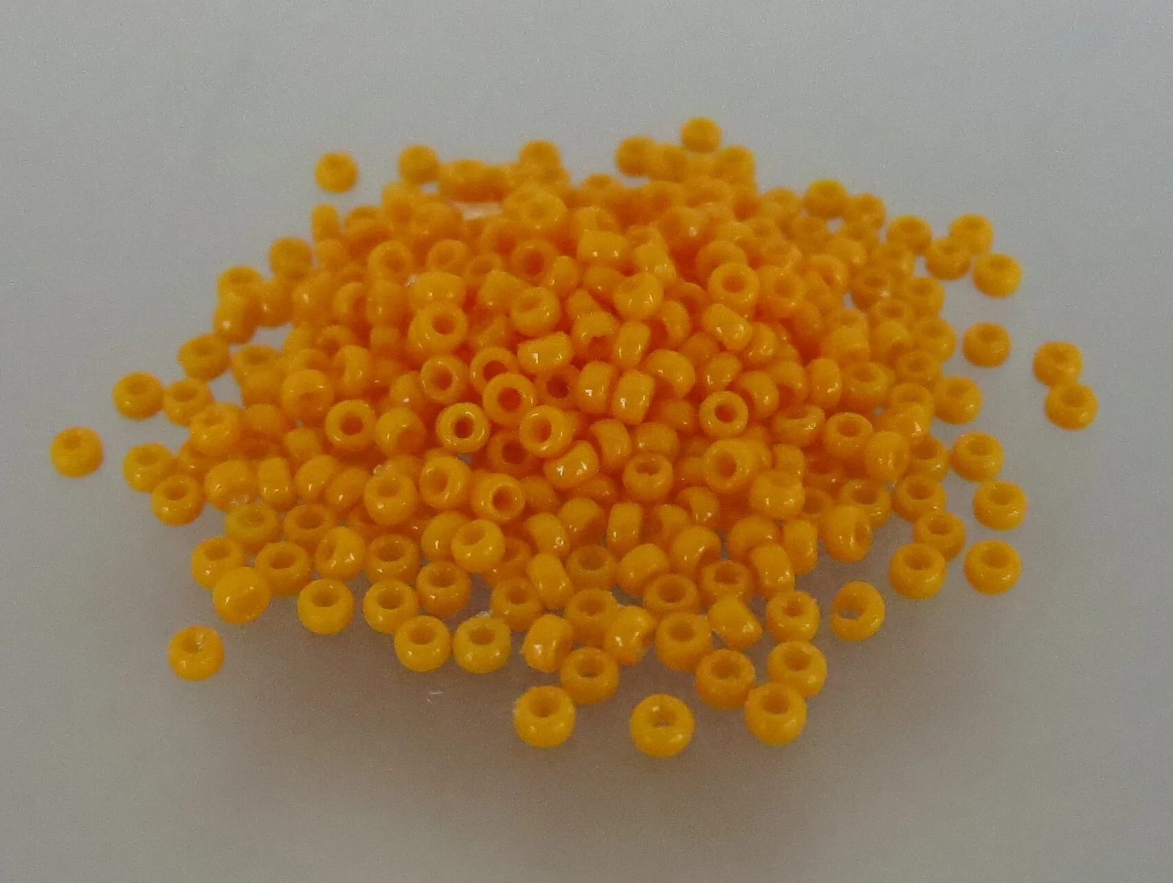 15º Japanese Seed Bead - (#4453) Duracoat Dyed Opaque Light Squash