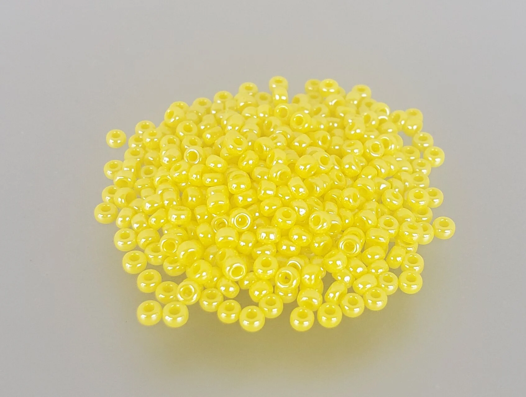 11º Japanese Seed Bead - (#422) Opaque Yellow Luster