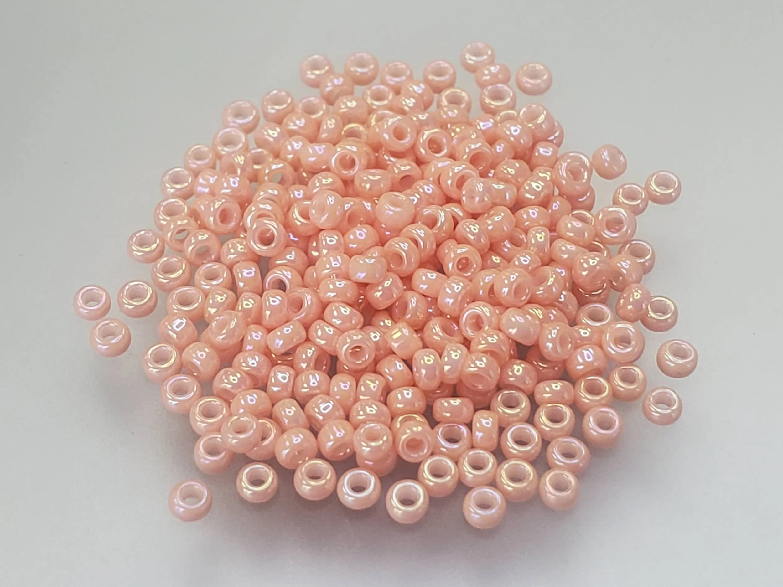 11º Japanese Seed Bead - (#596) Opaque Tea Rose Luster