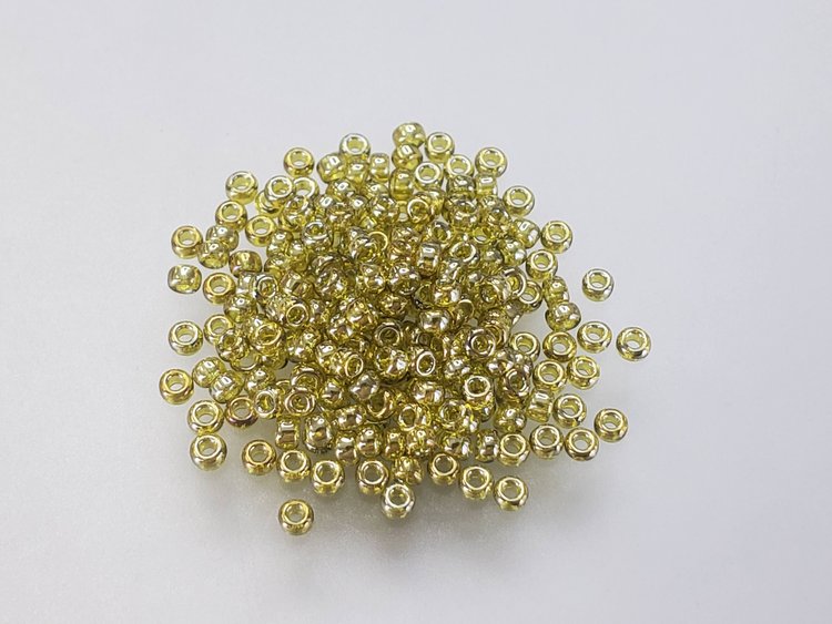 15º Japanese Seed Bead - (#3) S/L Gold — The Buffalo Bead Gallery