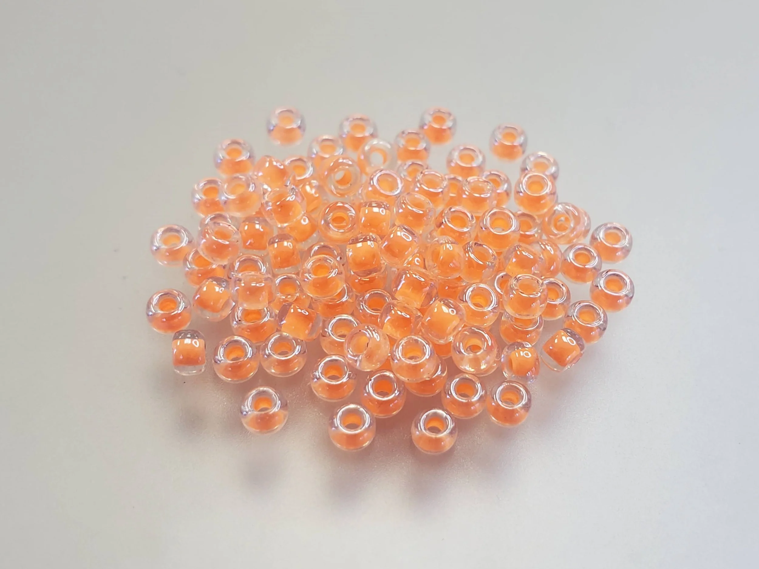 8º Japanese Seed Bead -  (#4298) Luminous Creamsicle