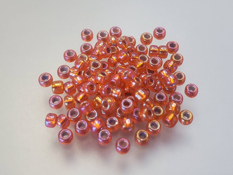 Matubo™ 8/0 Seed Beads - Magic Orange Gray