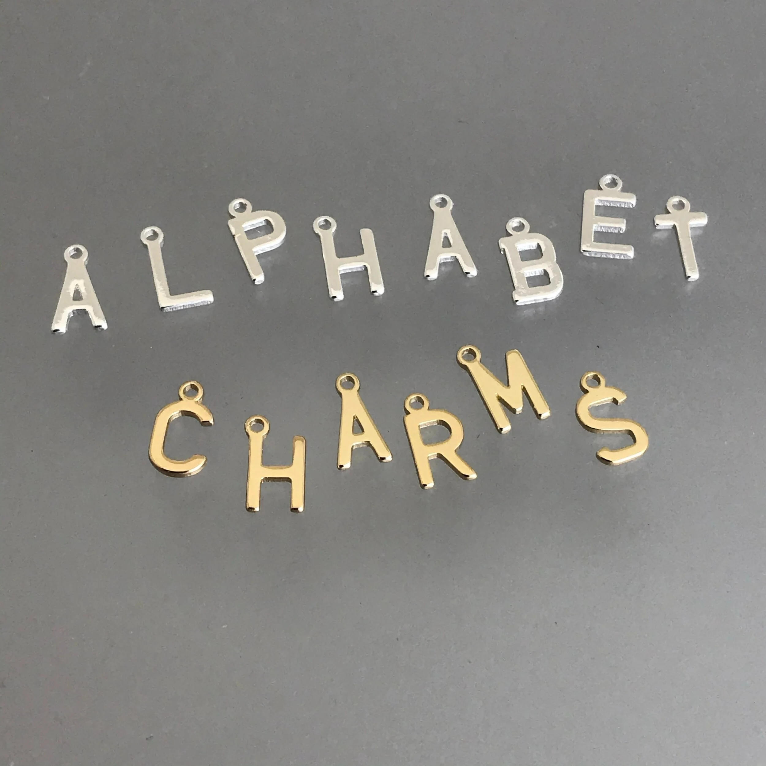 Alphabet Letters - Gold
