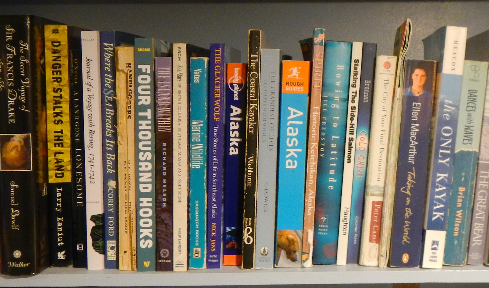 So many Alaska books to read.