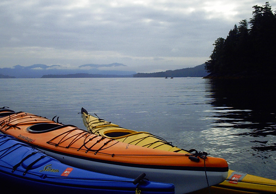  View from one of the campsites at Blank Islands. 