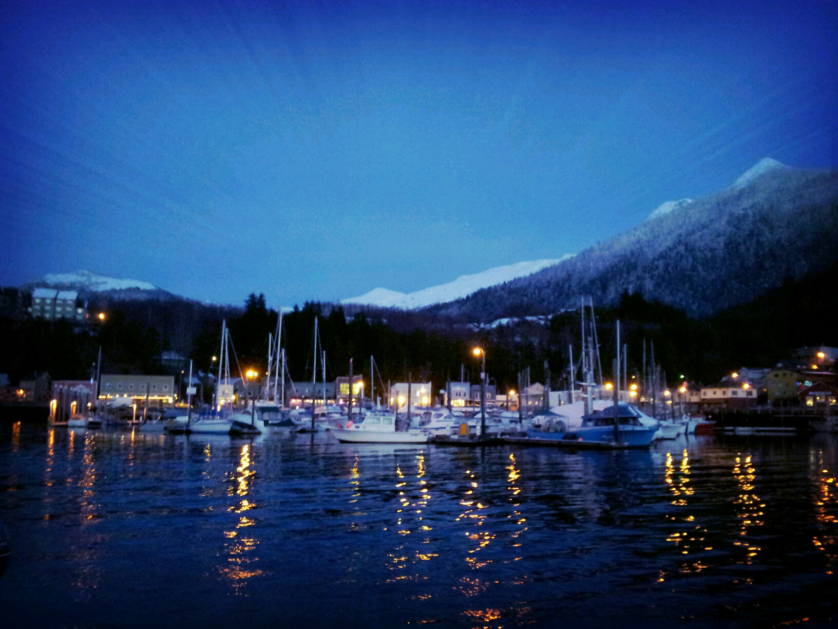  Dark, damp, chilly and gloomily beautiful: winter in Ketchikan, Alaska.  