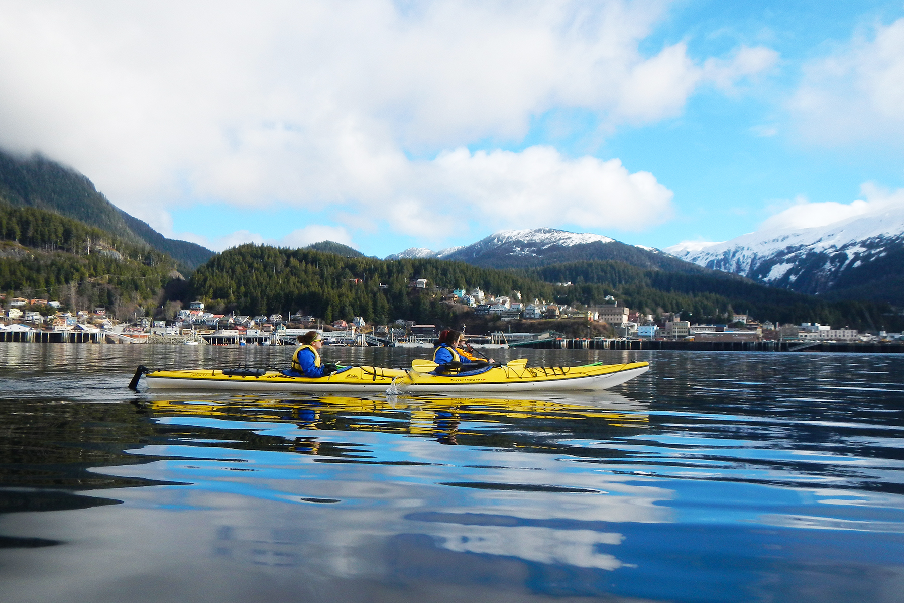  A beautiful May day for kayaking in Ketchikan. 