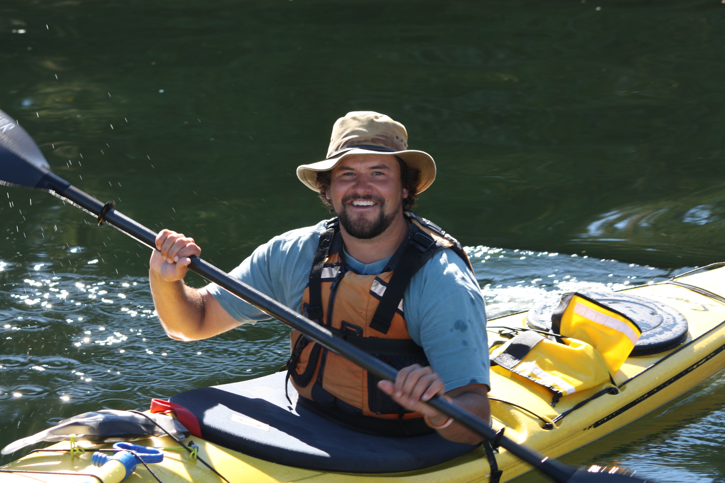 One of our all-time top rated guides, James White, is back this summer for his fifth year of paddling at Orcas Cove for Southeast Sea Kayaks. 