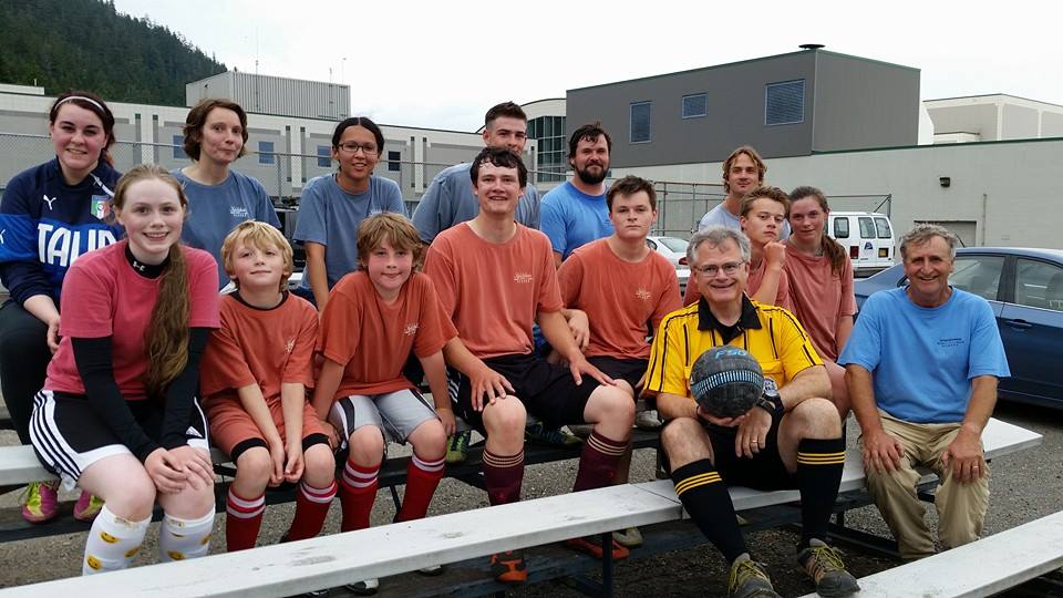  1st Annual Southeast Sea Kayaks soccer match. Ketchikan vs. World. Winner? Ketchikan of course! 