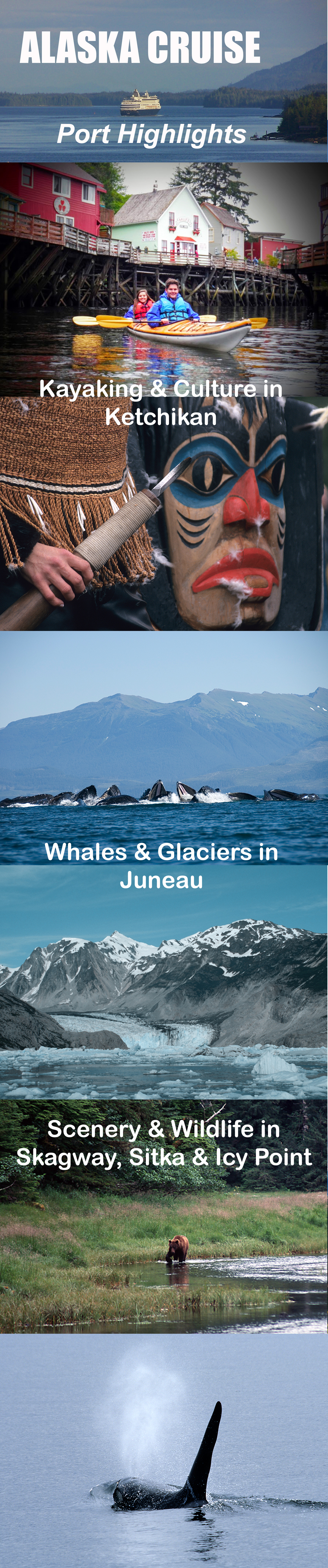  Going on an Alaska Cruise? There are so many tours and shore excursions to choose from. Here's a locals guide to the highlights in each port and tips on finding great excursions in Alaska. 