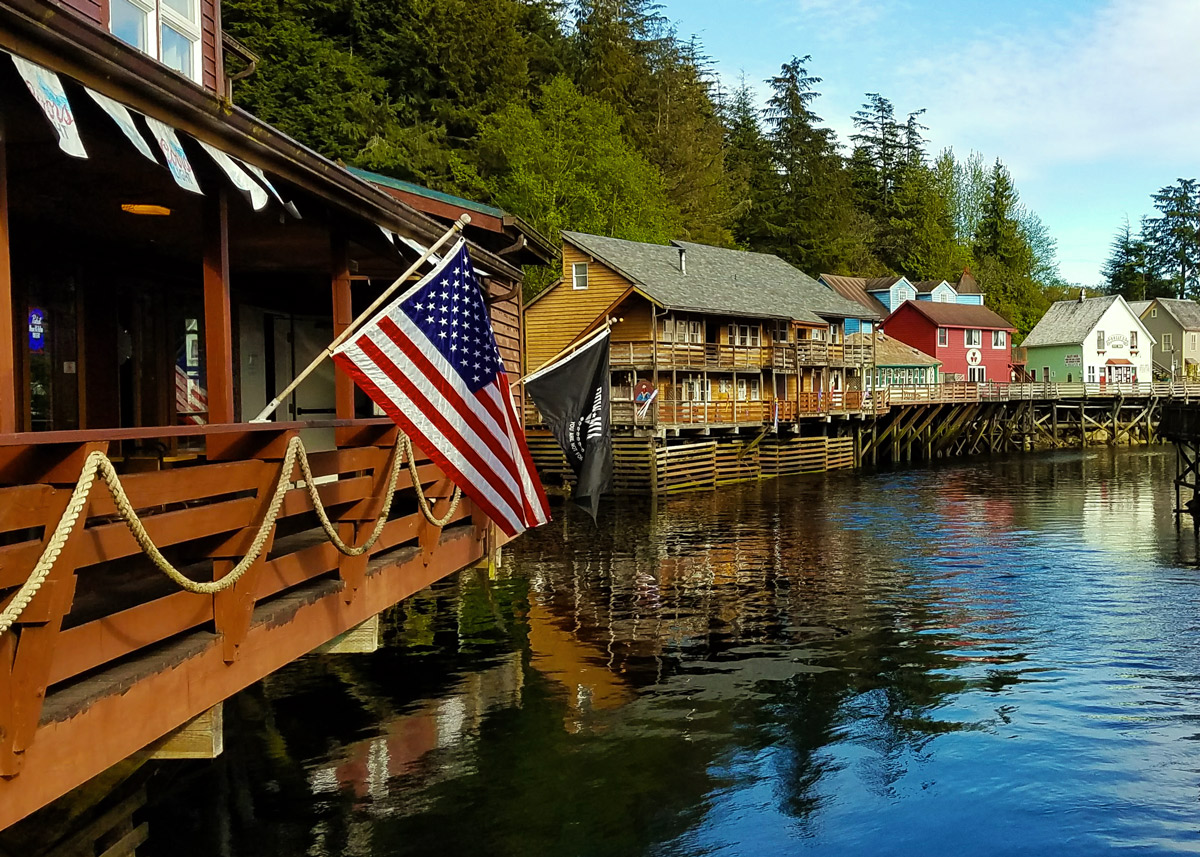  Creek Street in Ketchikan, Alaska. 