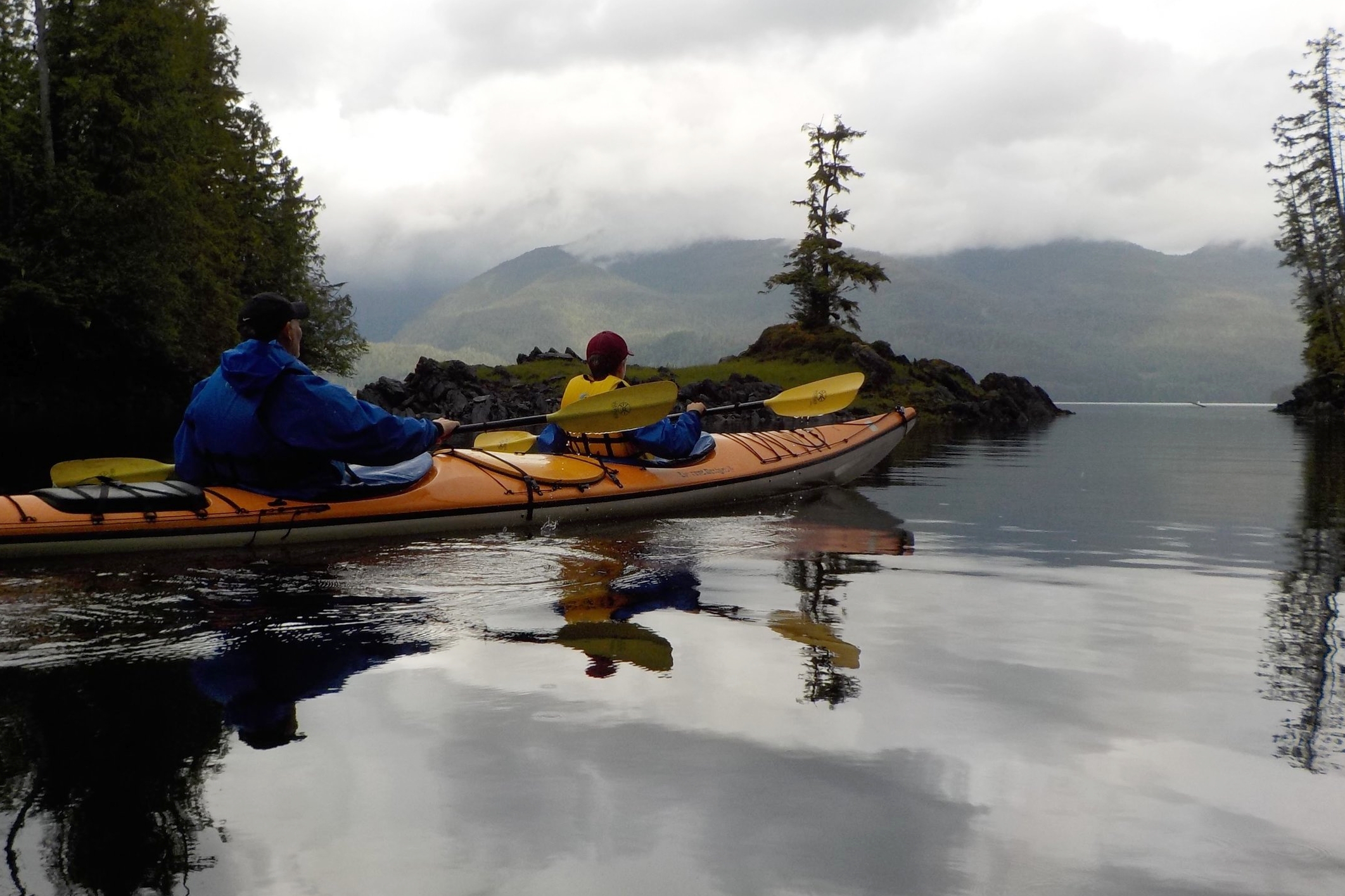  20 minutes by boat from Ketchikan, Orcas Cove is not accessible by road. It's the perfect place to explore by kayak.  