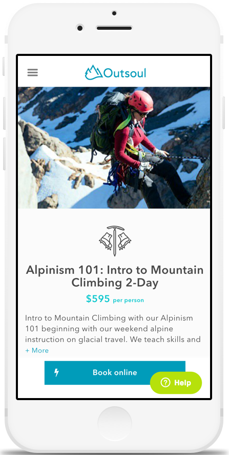 Descriptions, photos, and specific details inspire customers on individual trip pages.