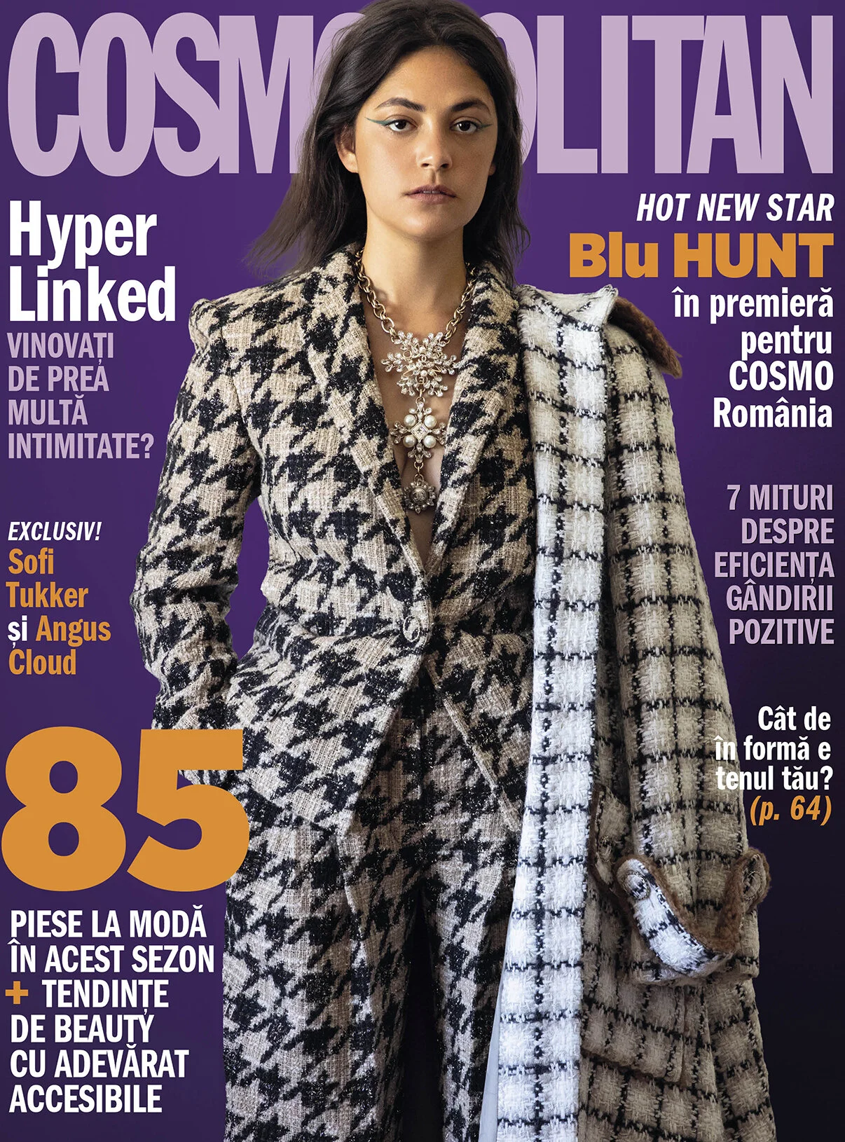 Blu Hunt | Cosmopolitan Romania September 2019 Cover