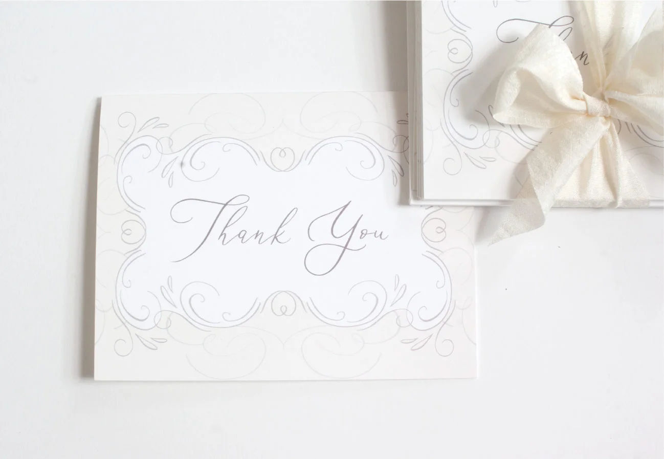 V. Paperie ‘Thank You’ Cards and Envelopes