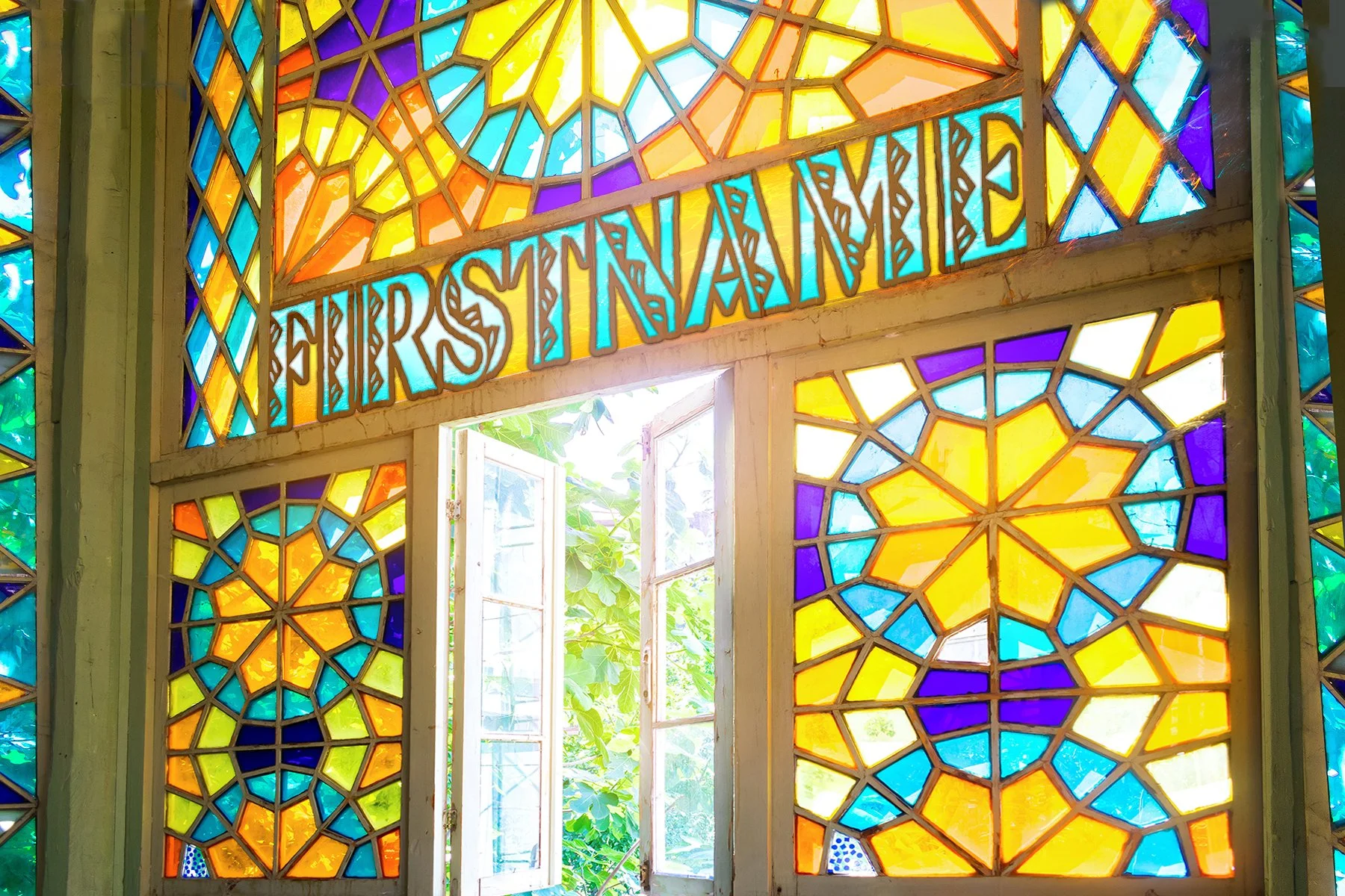 Oct - Stained Glass