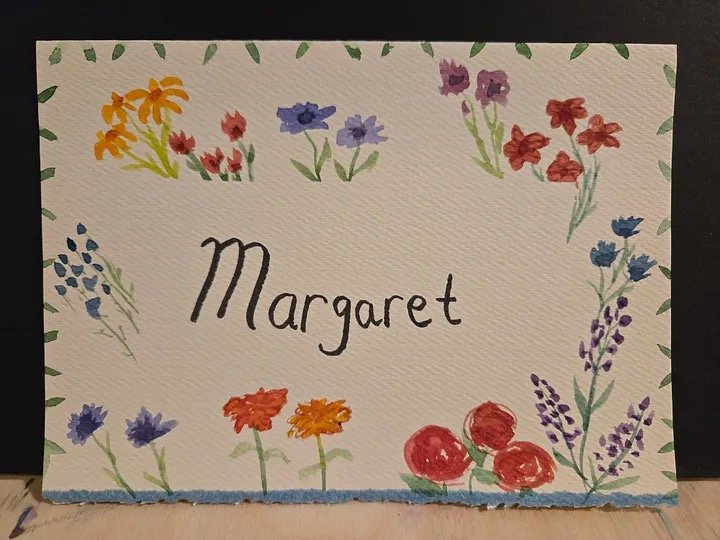 A few months ago, I was practicing painting flowers up close, petal by petal. Shortly thereafter I was in another workshop that challenged me to ignore the detail and instead see them as part of a whole.

I learned to zoom out. To notice the greenery