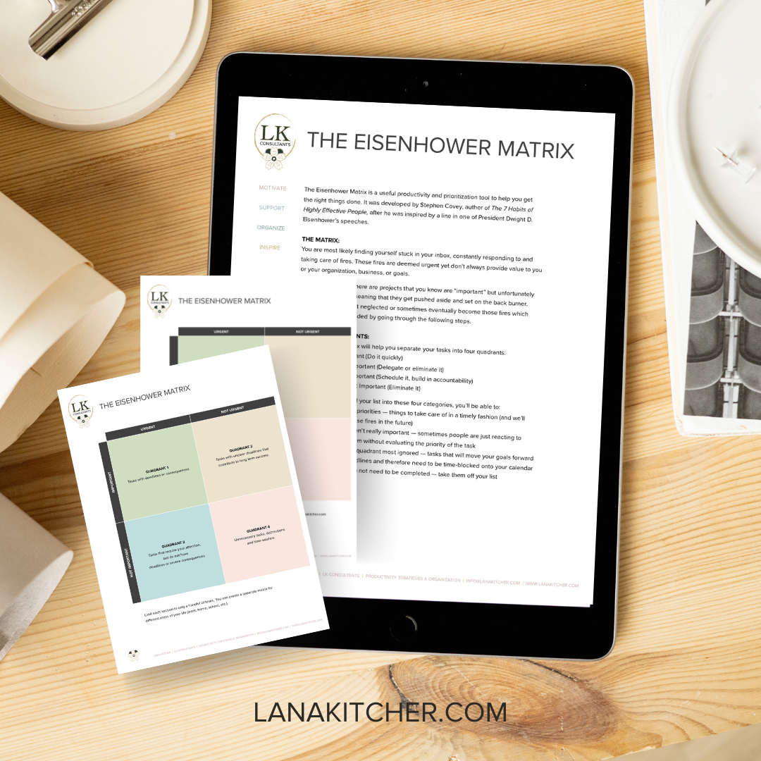 LKC Eisenhower Matrix (free download)