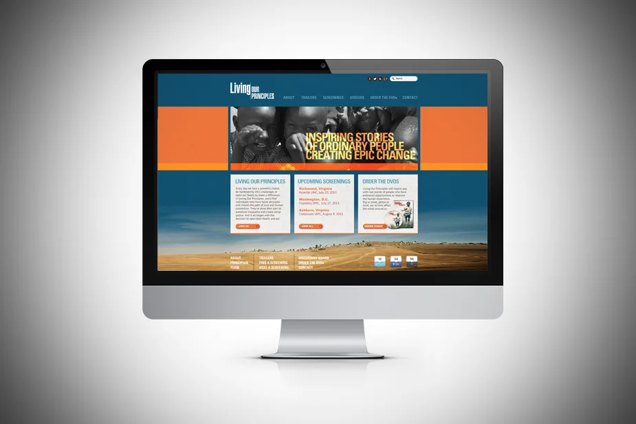 GBCS Living Our Principals UI Design