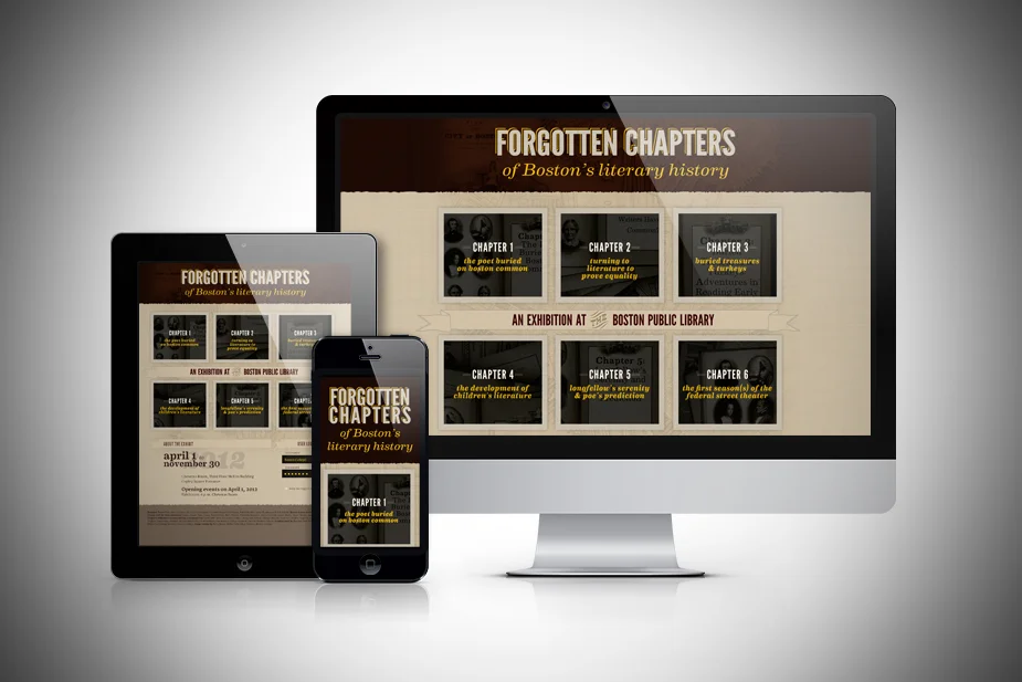Responsive Exhibit Website UI Design