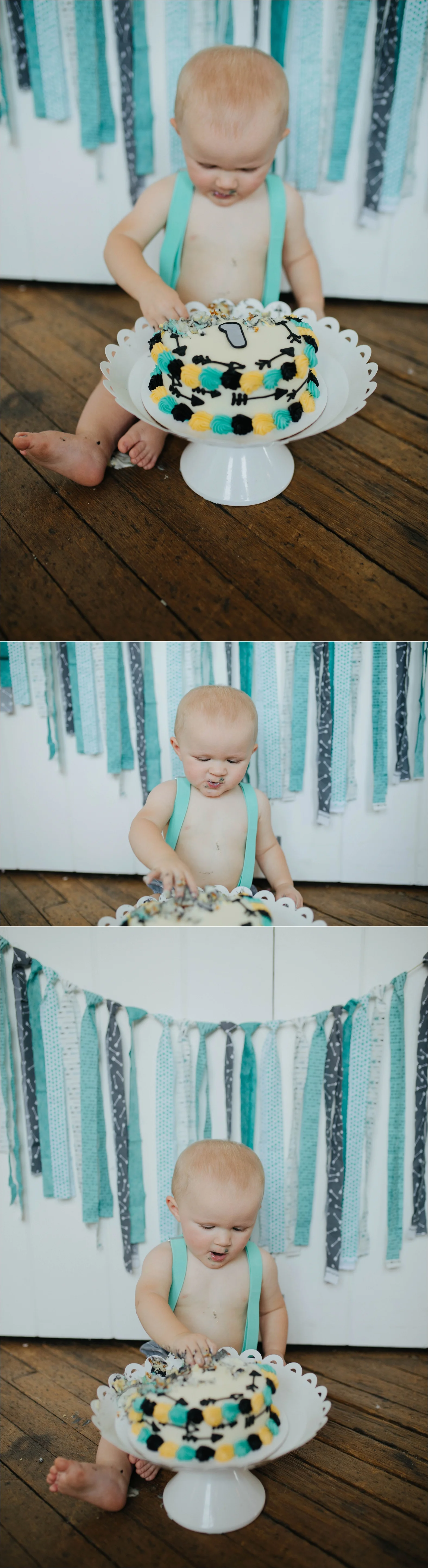 west des moines cake smash photographer