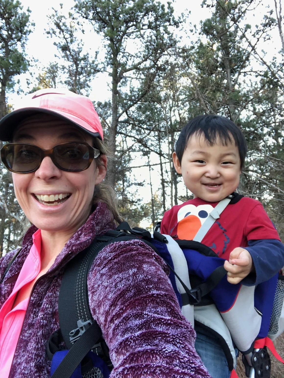 Luke loves to go hiking.