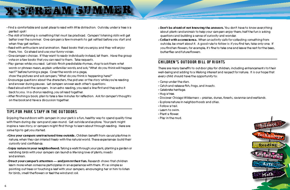 CHICAGO PARK DISTRICT | X-STREAM SUMMER CAMP PROGRAM 