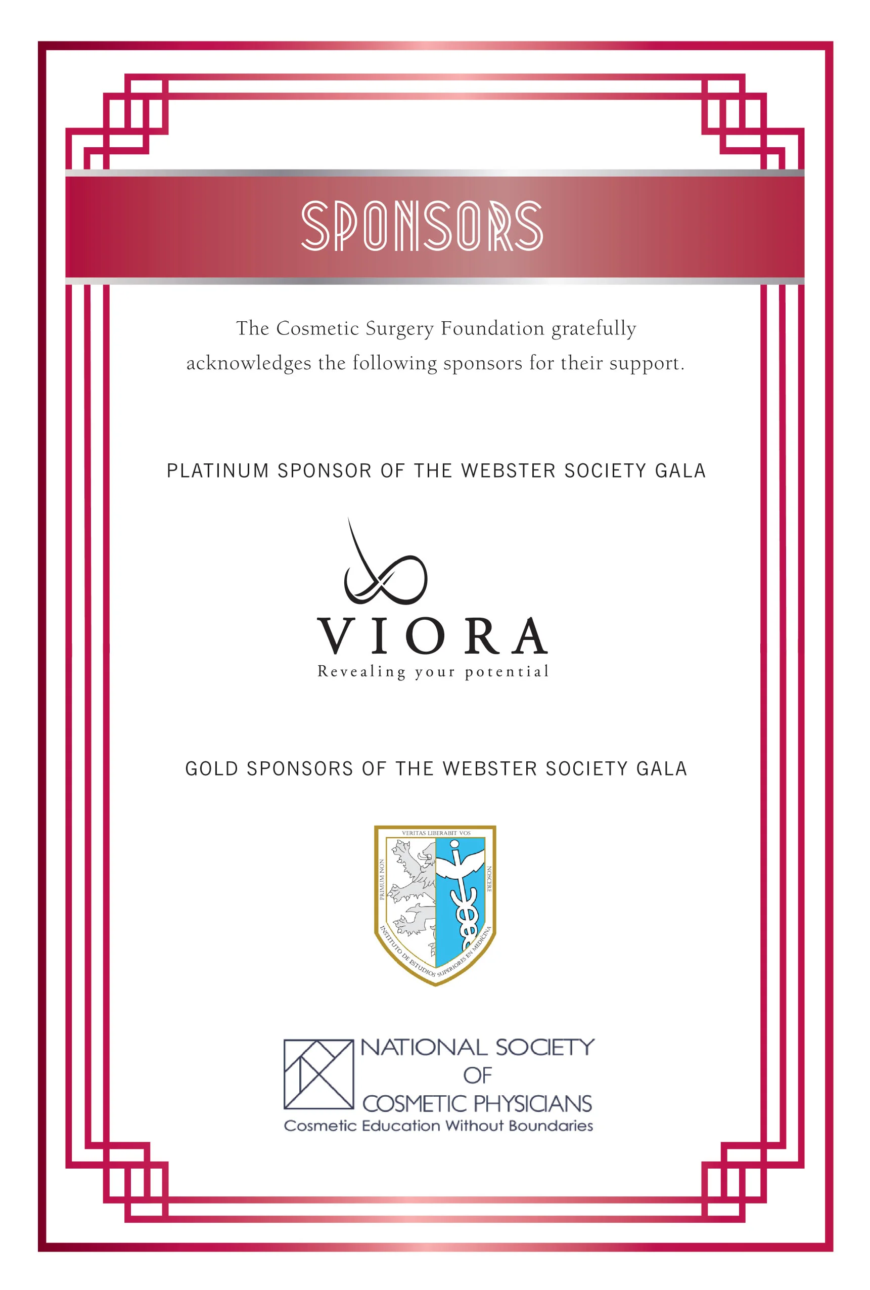 AACS | WEBSTER SOCIETY GALA
