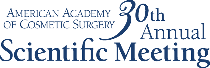 American Academy of Cosmetic Surgery 30th Annual Scientific Meeting Logo