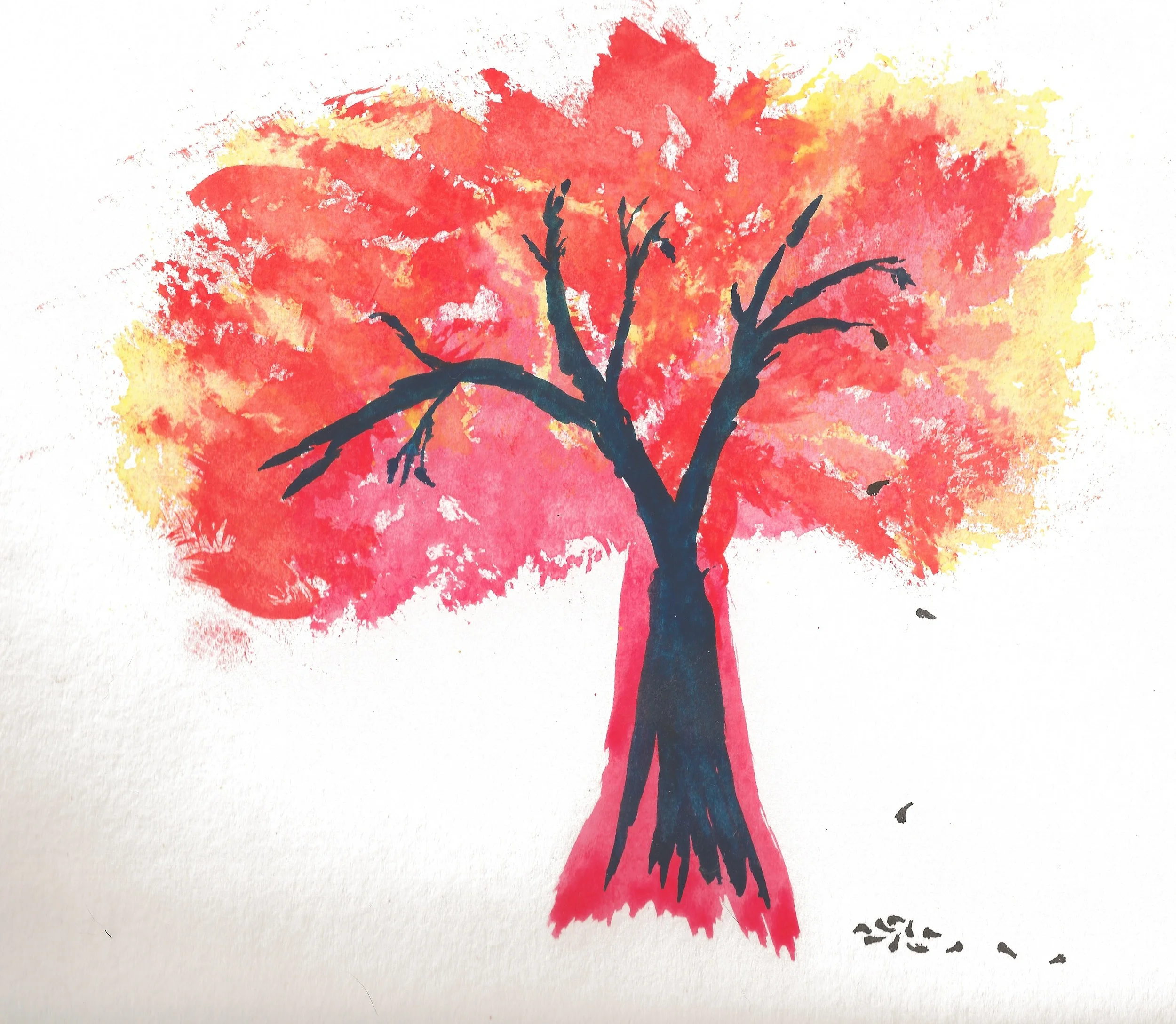 What used to be - watercolor