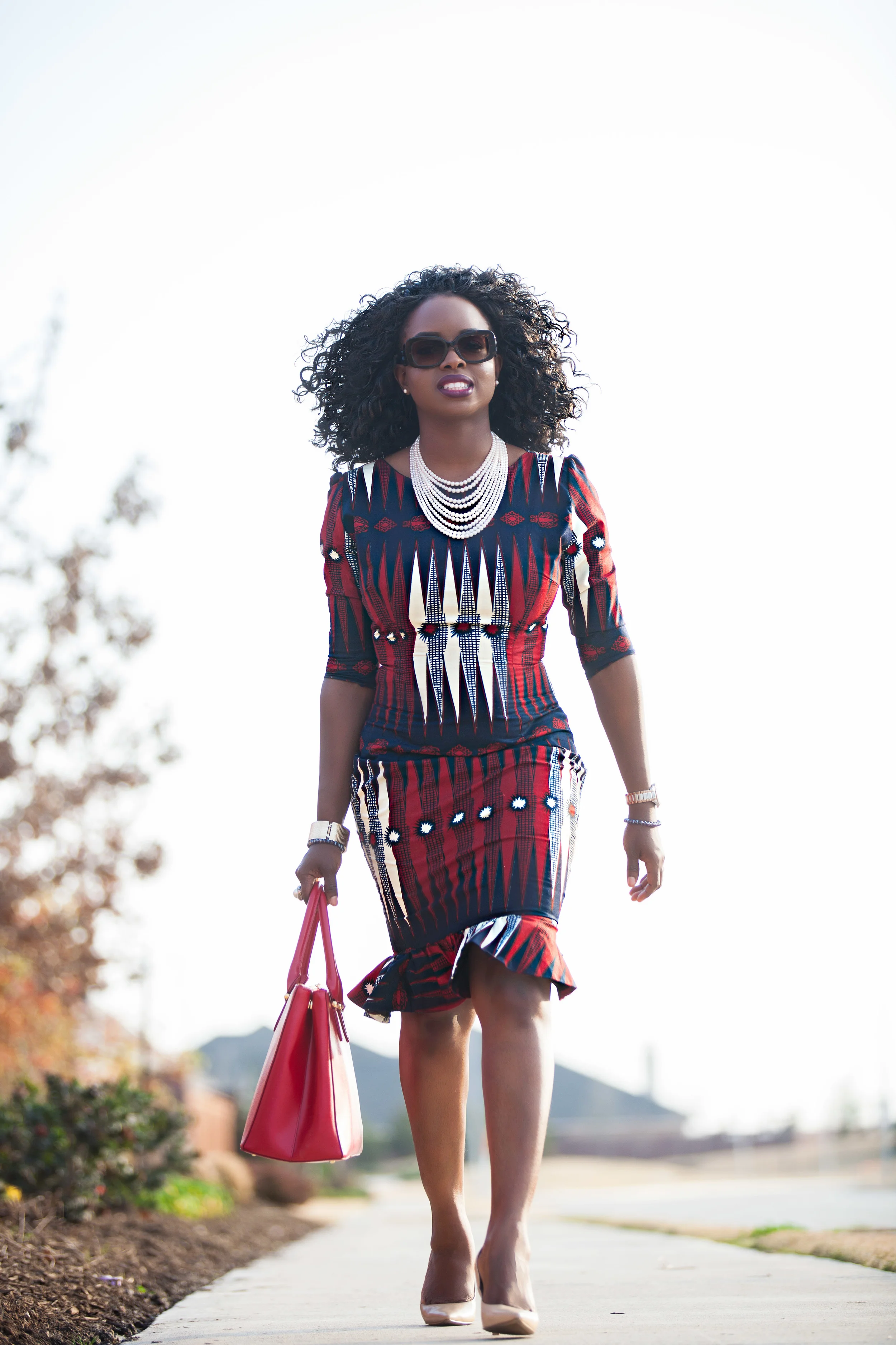 Jokotade Fashion and Style Blogger Afro Countess Wax Print Dress From Attolle Clothiers