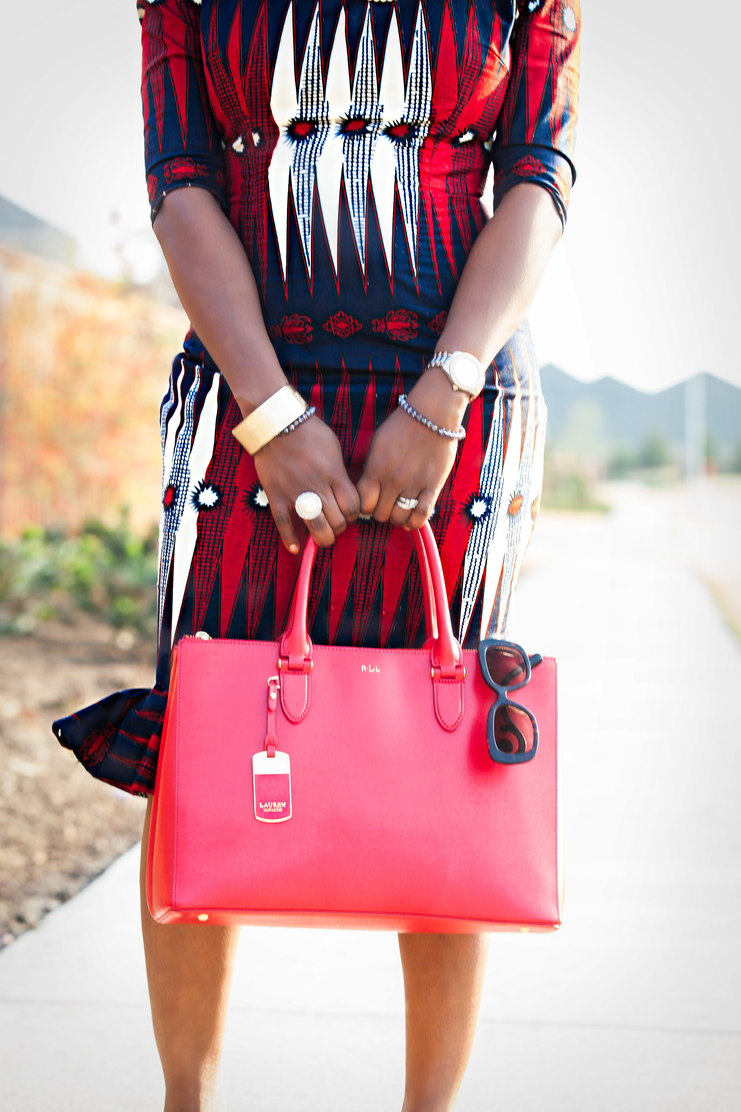 Jokotade Fashion and Style Blogger Afro Countess Wax Print Dress From Attolle Clothiers