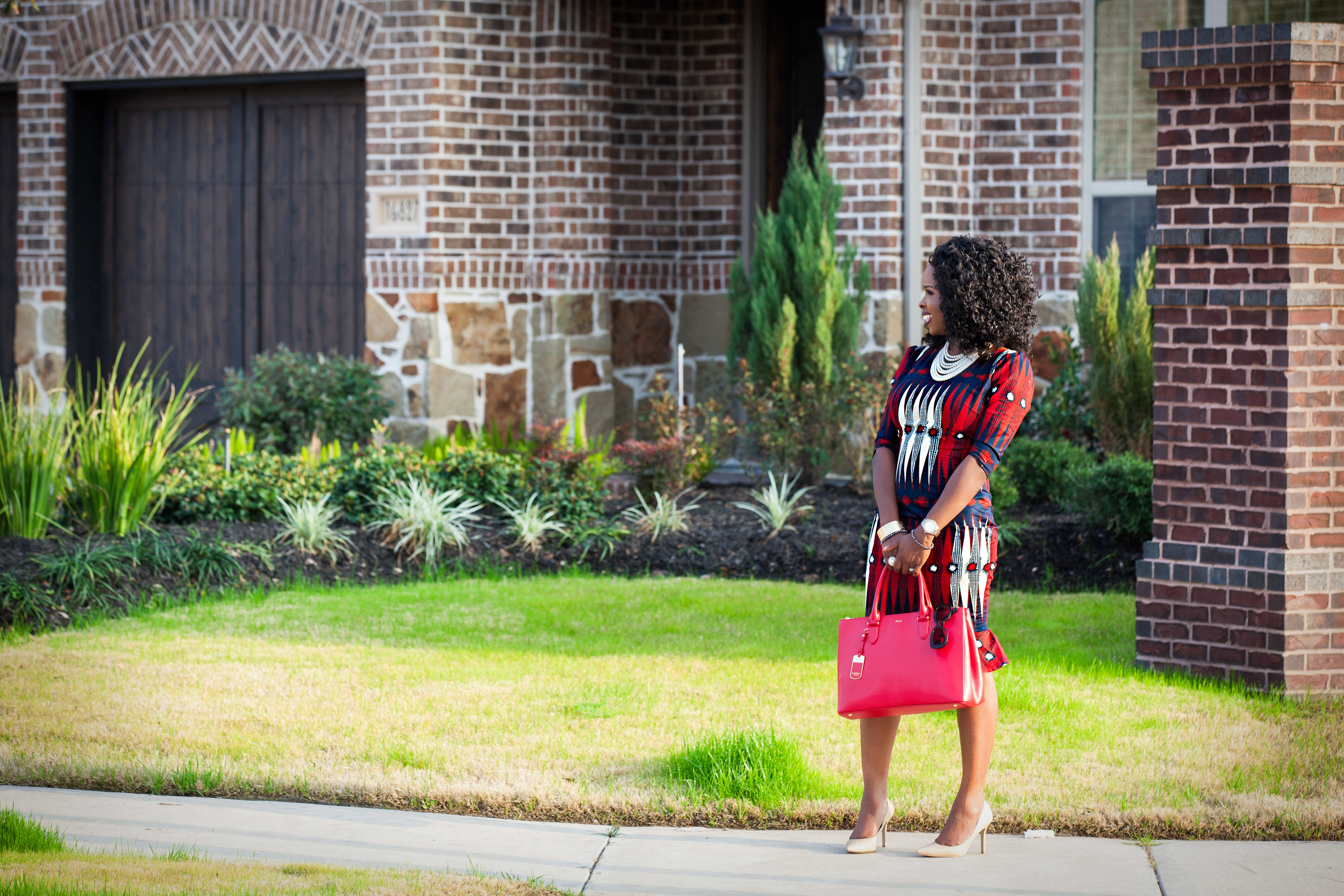 Jokotade Fashion and Style Blogger Afro Countess Wax Print Dress From Attolle Clothiers