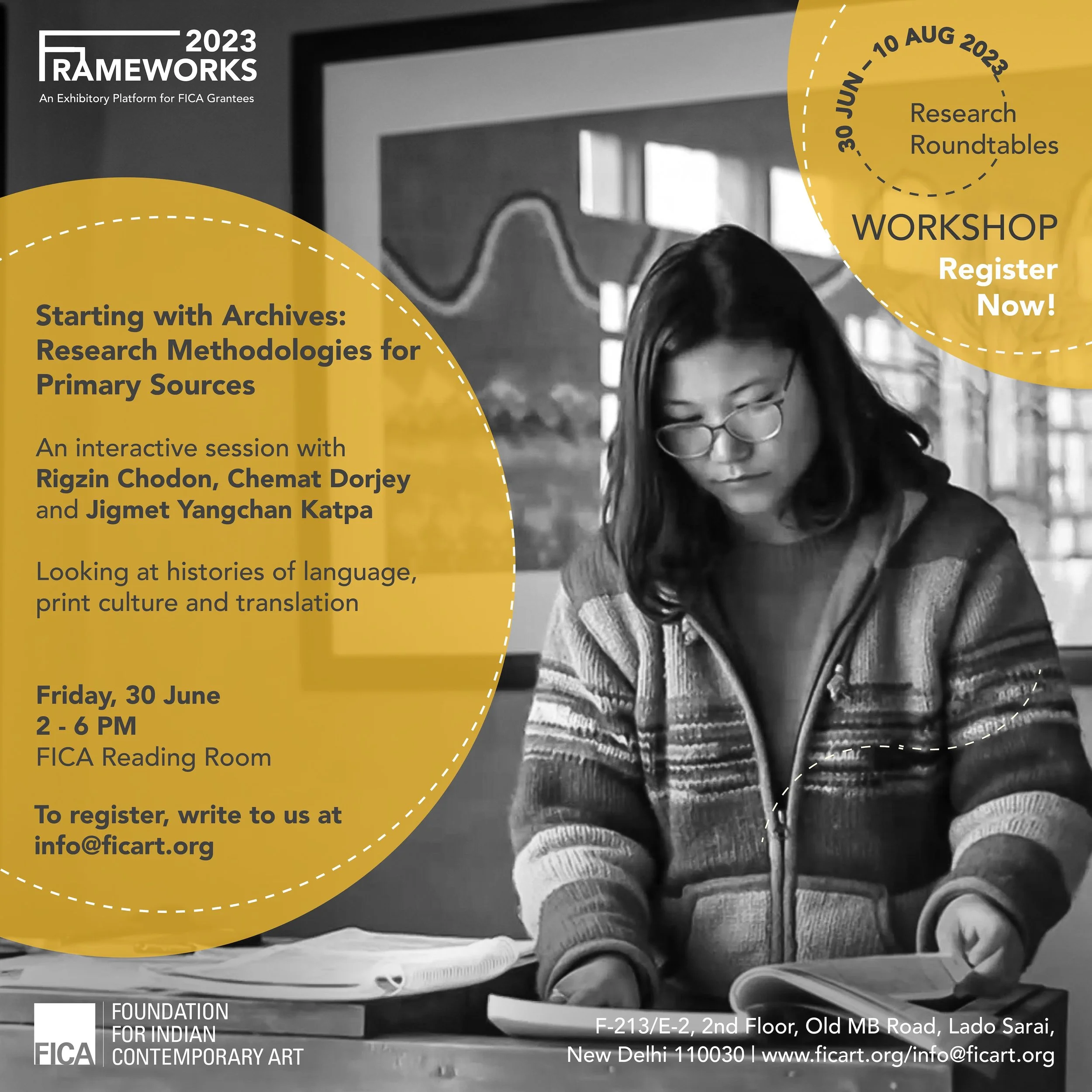 William Rigzin Practice based workshop & courses — The Foundation for Indian ...