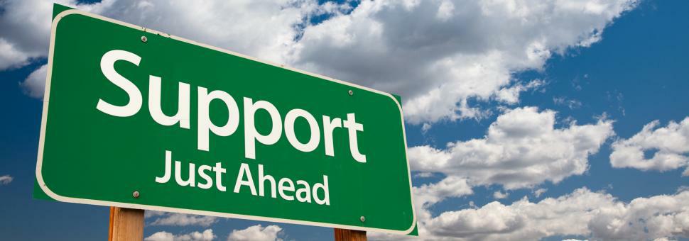 Support-Just-Ahead-Green-Road-Sign1