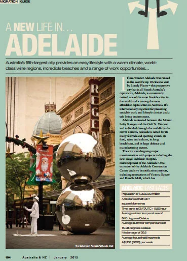 A New Life in Adelaide