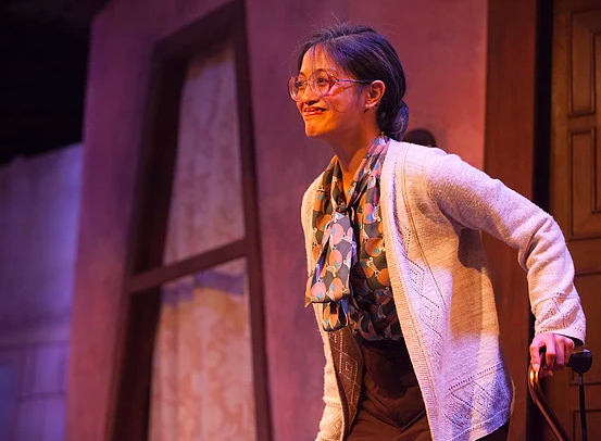 Renee as YOUNG LADY in "40s & Chestnuts" by Ben Gassman in the New Workshop Theatre