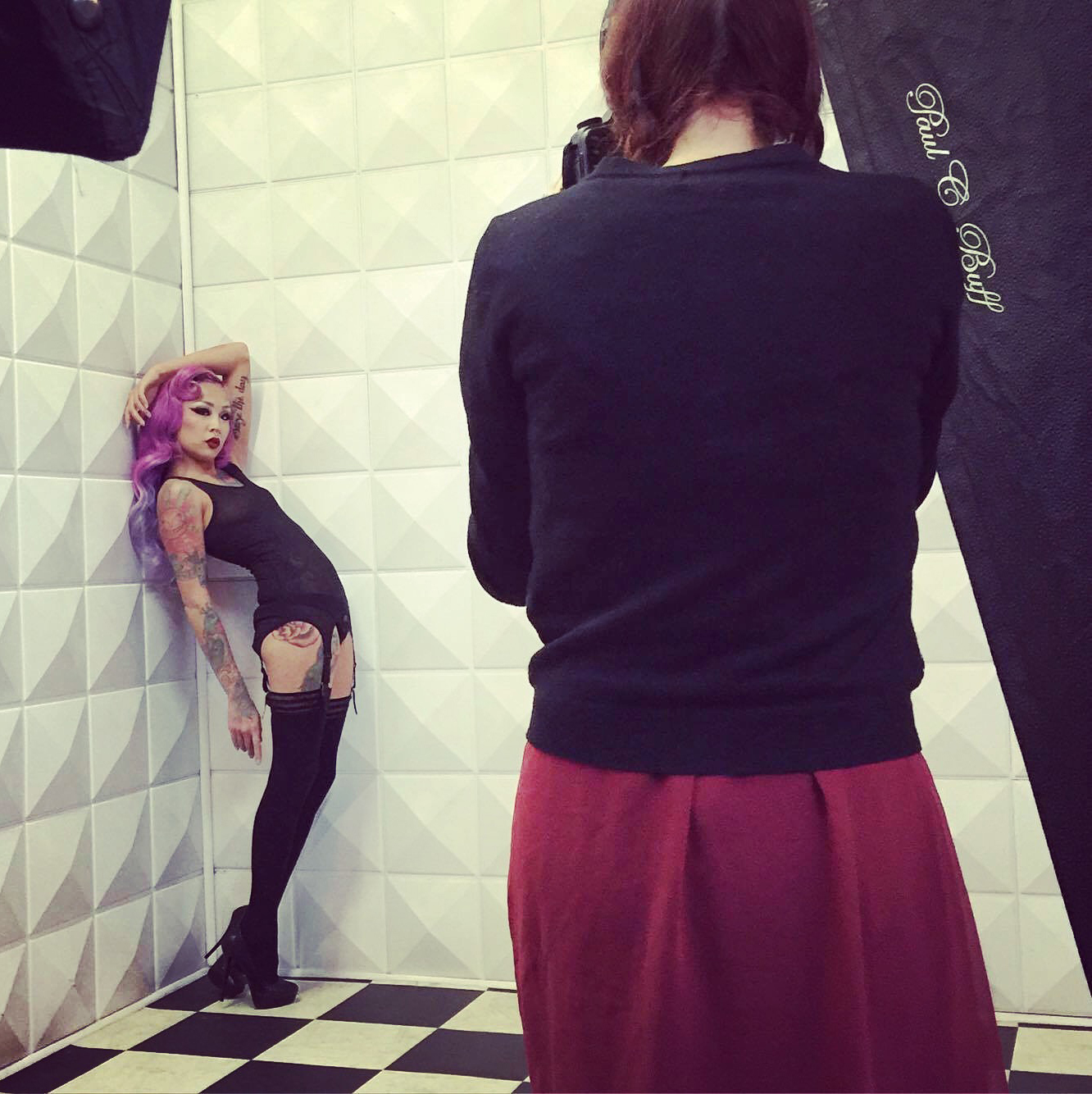 Thanks to Richard Marz for this BTS photo - sneak peek of a piece that is arriving in August!