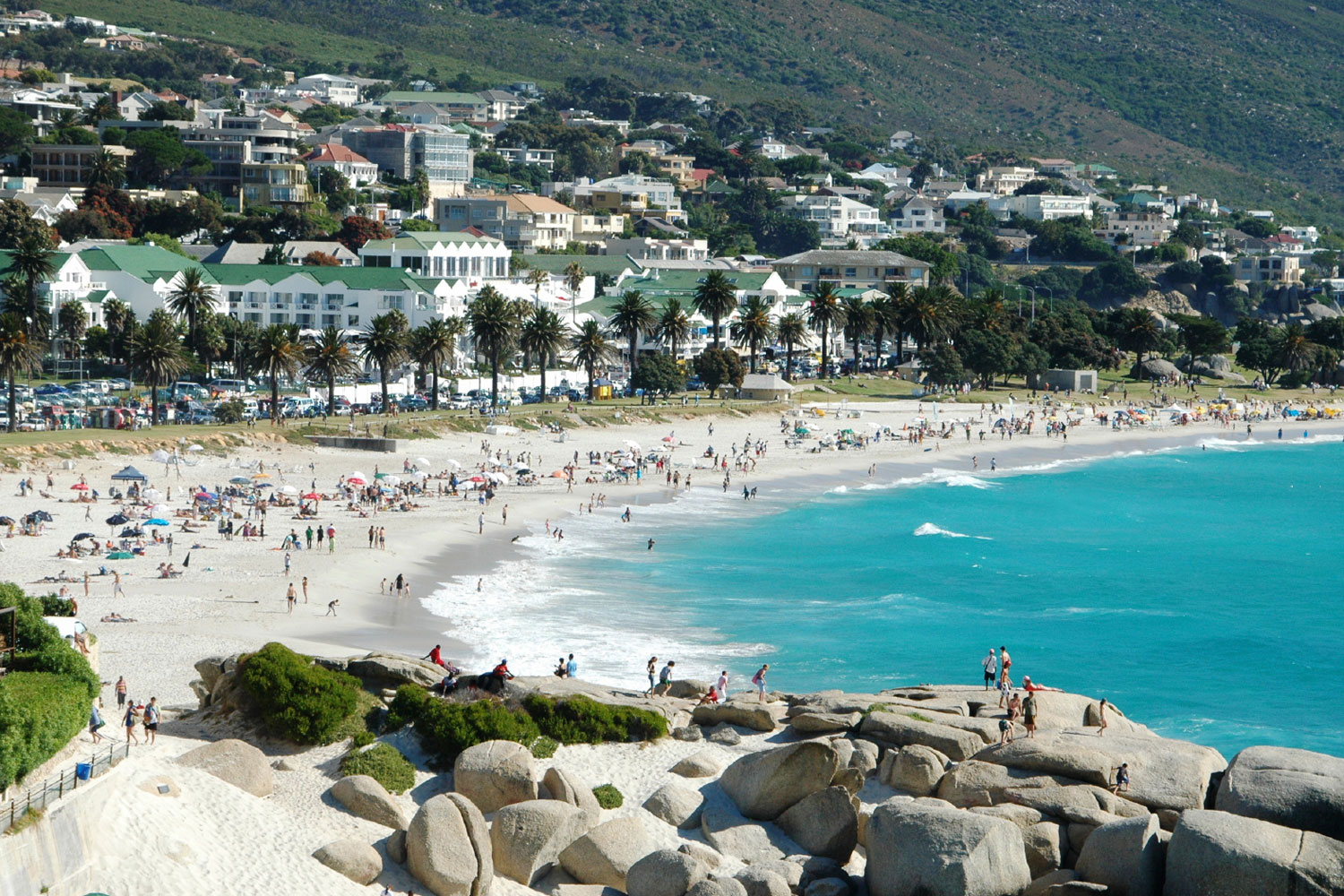 Camps Bay beach viewed from Glen Beach
