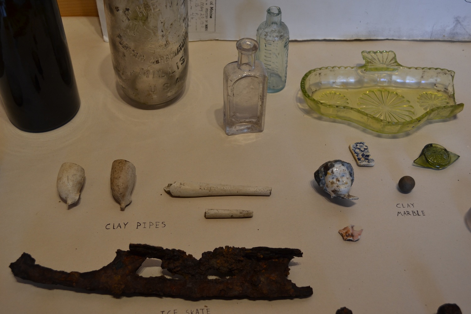 Assorted artifacts found on Hurricane