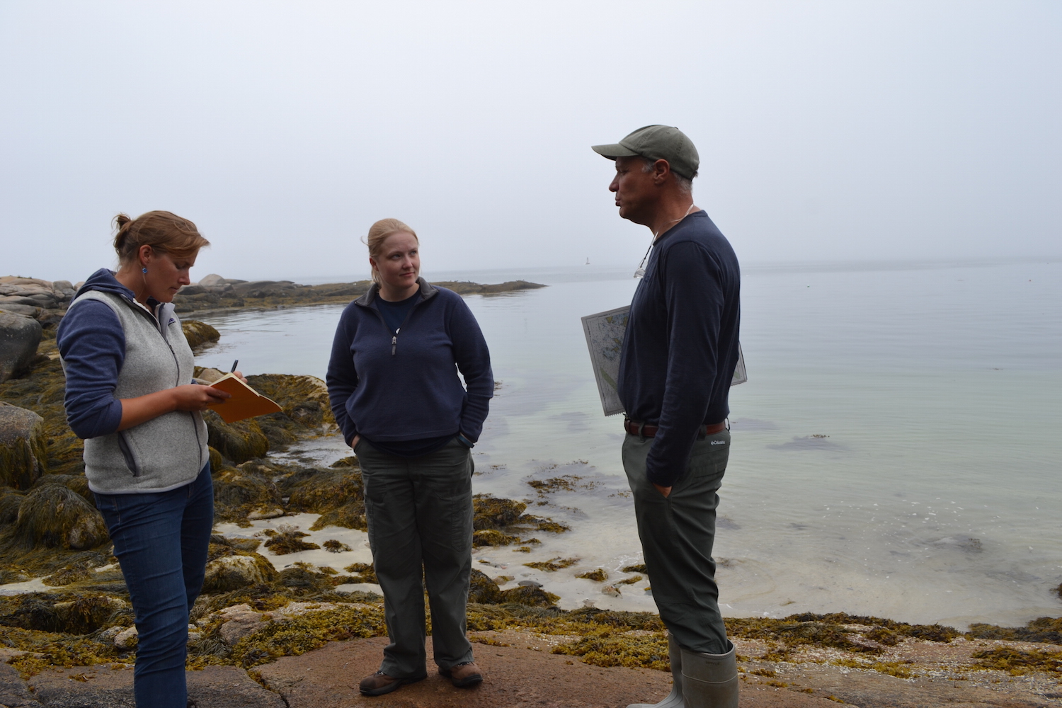 Determining future aquaculture sites on Hurricane Island