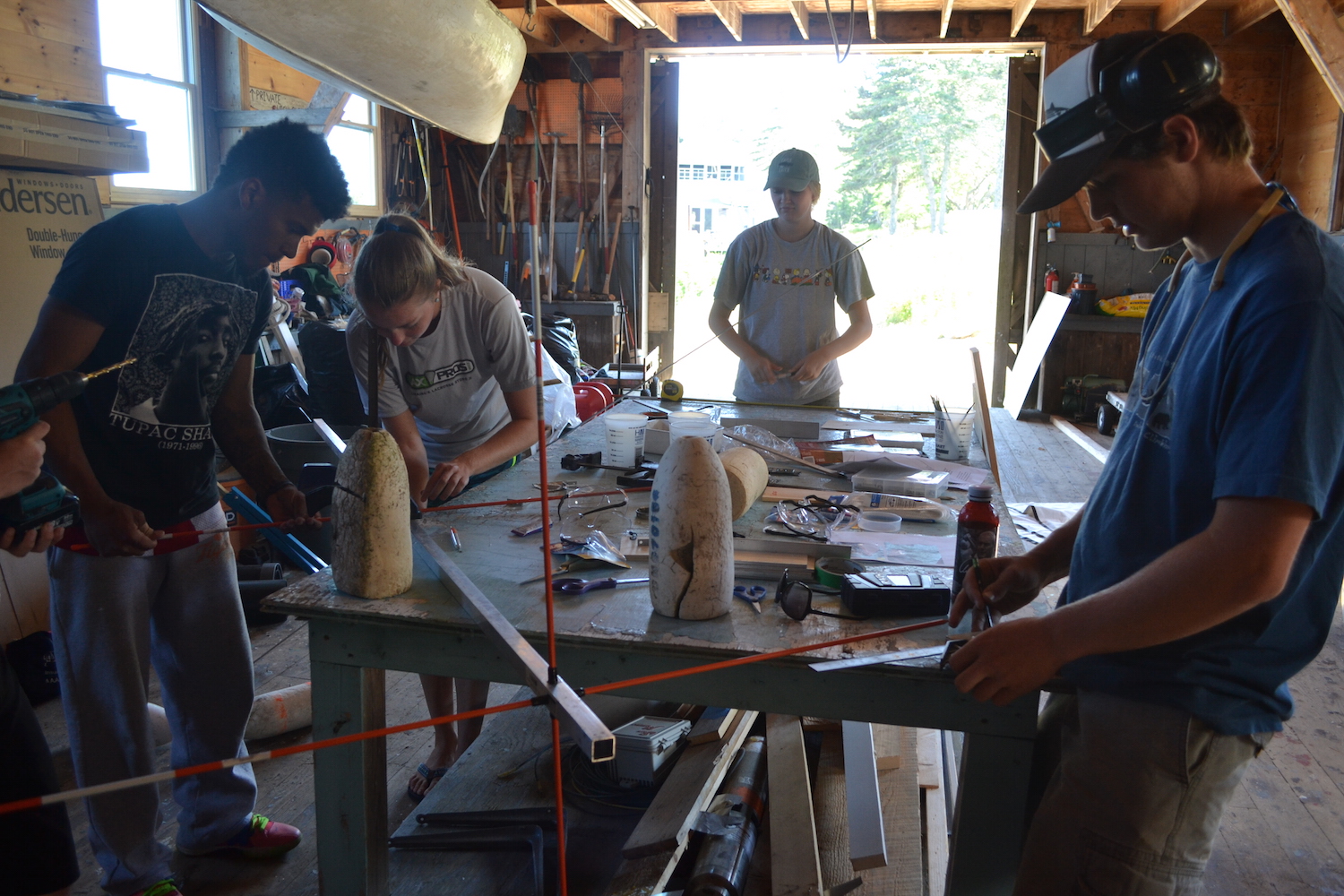 Constructing the drifter in the HIF workshop