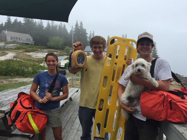  Josie Gates, Oakley Jackson, Silas Rogers and Boomer. Hurricane Island Safety Squad